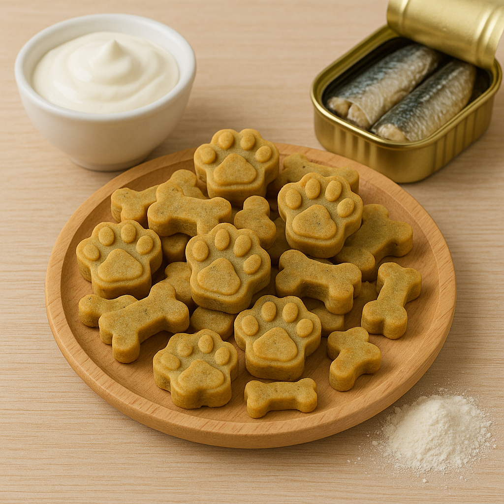 Recette : Biscuits sardine–yaourt (recette douce et croustillante)